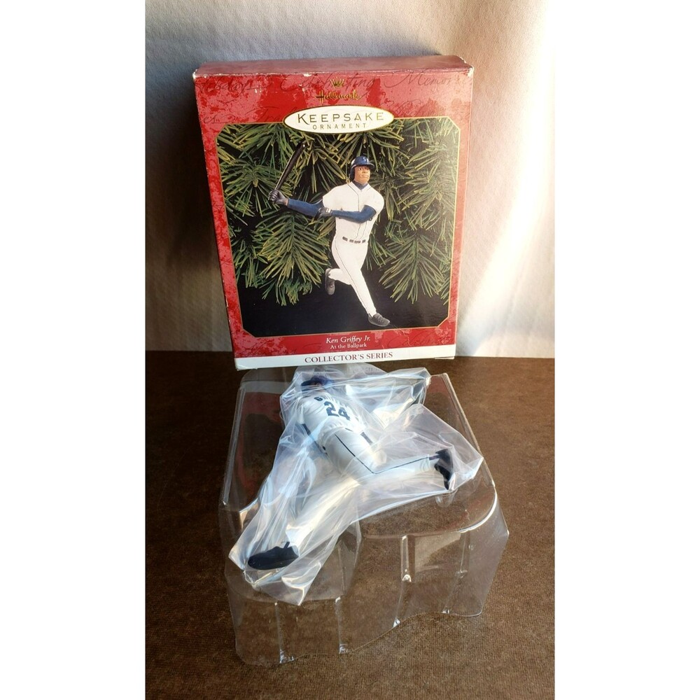 1999 HALLMARK KEEPSAKE ORNAMENT KEN GRIFFEY JR At The Ballpark COLLECTORS SERIES